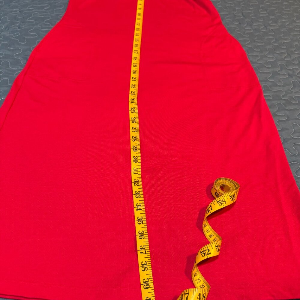 WoolX Cassie Dress Midi Length With Pockets "Viva Magenta" Pink - Picture 8 of 11
